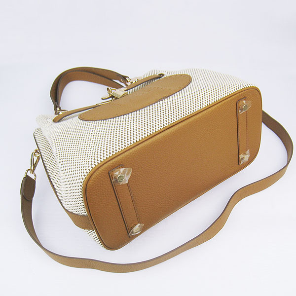 Fake Hermes New Arrival Double-duty handbag Light Coffee 60668 - Click Image to Close